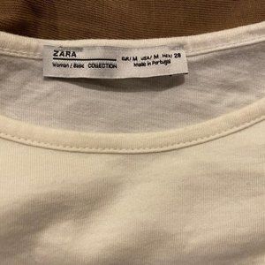 Zara cross ruffle shirt